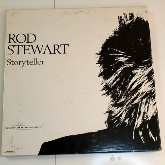 Vintage Rod Stewart Storyteller The Complete Anthology Cassette Tapes Set Music - Picture 2 of 14